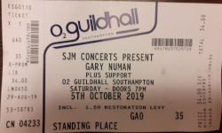 Gary Numan Southampton Ticket 2019